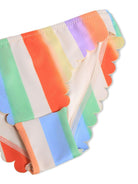 Bikini Nolina per bambina Molo multicolore con design a righe 8S26P105 9525 MOLO KIDS 