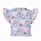 T-shirt per bambina Stella McCartney Kids rosa con ruches TY5A12 Z3434 51RMC STELLA McCARTNEY KIDS 