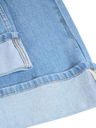 Pantaloni per bambina Molo Kids denim con gamba ampia 2W26I112 5846 MOLO KIDS 
