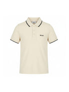 Polo per bambino Boss Kids color crema con chiusura a bottoni J53169 21C BOSS KIDS 