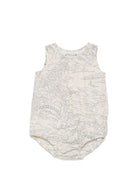 Tutina per neonati Bonpoint beige con stampa grafica all-over S06OOVW00001 677 BONPOINT KIDS 