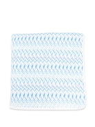Coperta per neonato Missoni Kids blu con motivo a zig-zag MY0500 Z3674 600AZ MISSONI KIDS 