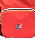 Zaino per bambini Le Vrai 4.0 K-Way Kids blu rosso con zip e patta con logo K81421W B04 K-WAY KIDS 