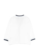 Cardigan per neonato Fay Kids bianco con dettagli blu e azzurri FY9510 Z3668 101 FAY KIDS 