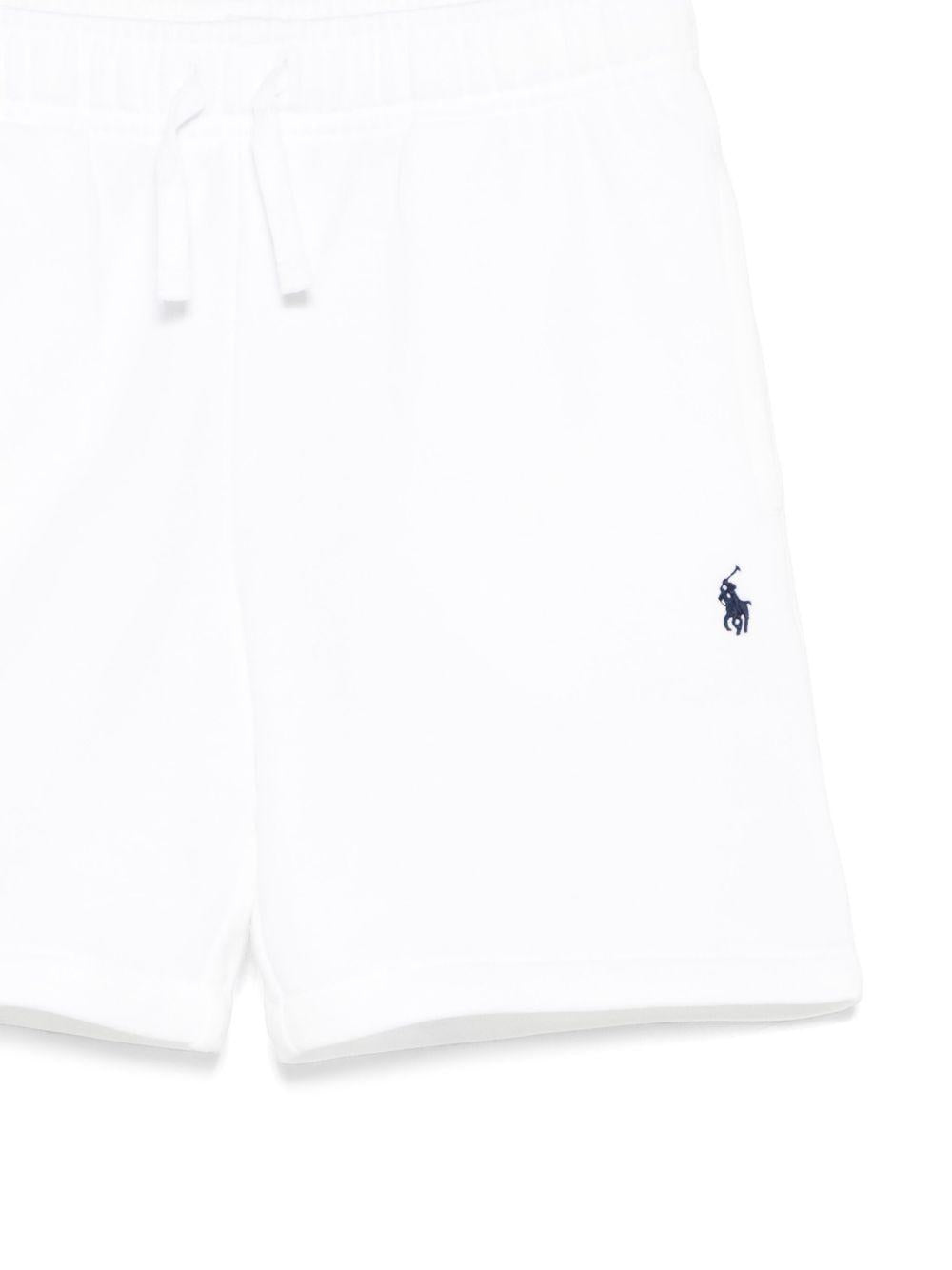Shorts per bambino Polo Ralph Lauren Kids bianchi con motivo Polo Pony 322964135 001 Ralph Lauren kids 