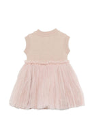 Abito Xewa per neonata Donsje rosa con tulle 4114500 00011 DONSJE KIDS 