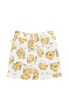 Shorts per neonato Stella McCartney Kids bianco con stampa TY6519 Z3606 101MC STELLA McCARTNEY KIDS 