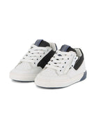 Sneakers per bambino BOSS Kids bianche con design a inserti J52580 10P BOSS KIDS 