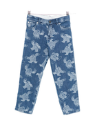 Jeans per bambino Stella McCartney Kids in denim con ricamo all-over TX6P90 Z3174 664BC STELLA McCARTNEY KIDS 