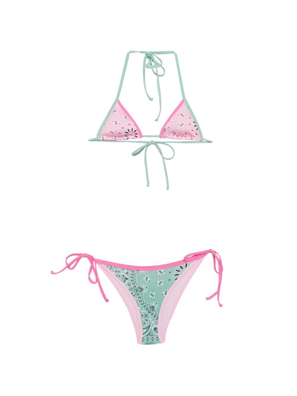 Bikini Leah per donna MC2 Saint Barth multicolore con stampa floreale LEH00012 07490L MC2 ST. BARTH 