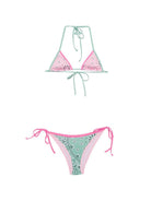 Bikini Leah per donna MC2 Saint Barth multicolore con stampa floreale LEH00012 07490L MC2 ST. BARTH 