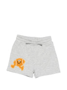 Shorts per neonato Stella McCartney Kids grigio con applicazione TY6609 Z3409 807 STELLA McCARTNEY KIDS 