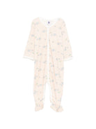 Tutina per neonato Petit Bateau arancione con stampa animali all-over A0FXH 01 PETIT BATEAU KIDS 