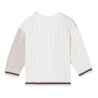 Cardigan per neonati Fendi Kids beige con ricamo orsetto BUG208 AVVX F1UCS FENDI KIDS 
