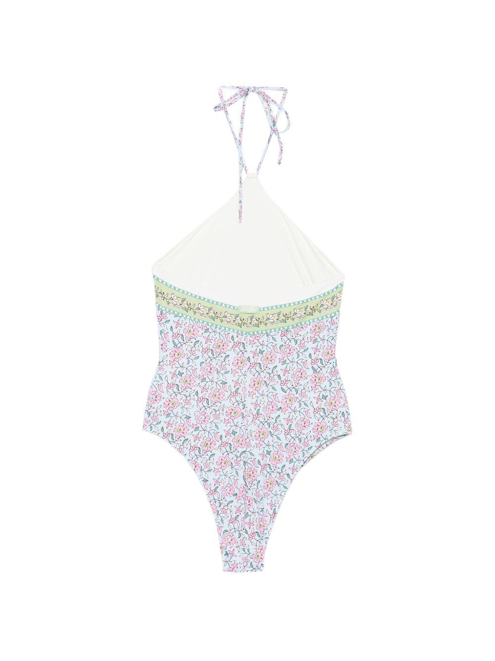 Costume Meryem per donna MC2 Saint Barth multicolore con stampa floreale all-over MRYE001 08720L MC2 ST. BARTH 