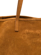Borsa City MC2 Saint Barth marrone con logo tono su tono CB0003 00250L MC2 ST. BARTH KIDS 