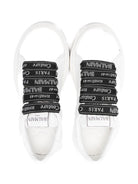 Sneakers per bambino Balmain Kids bianche con lacci logati BX0A26 Z2504 100NE BALMAIN KIDS 
