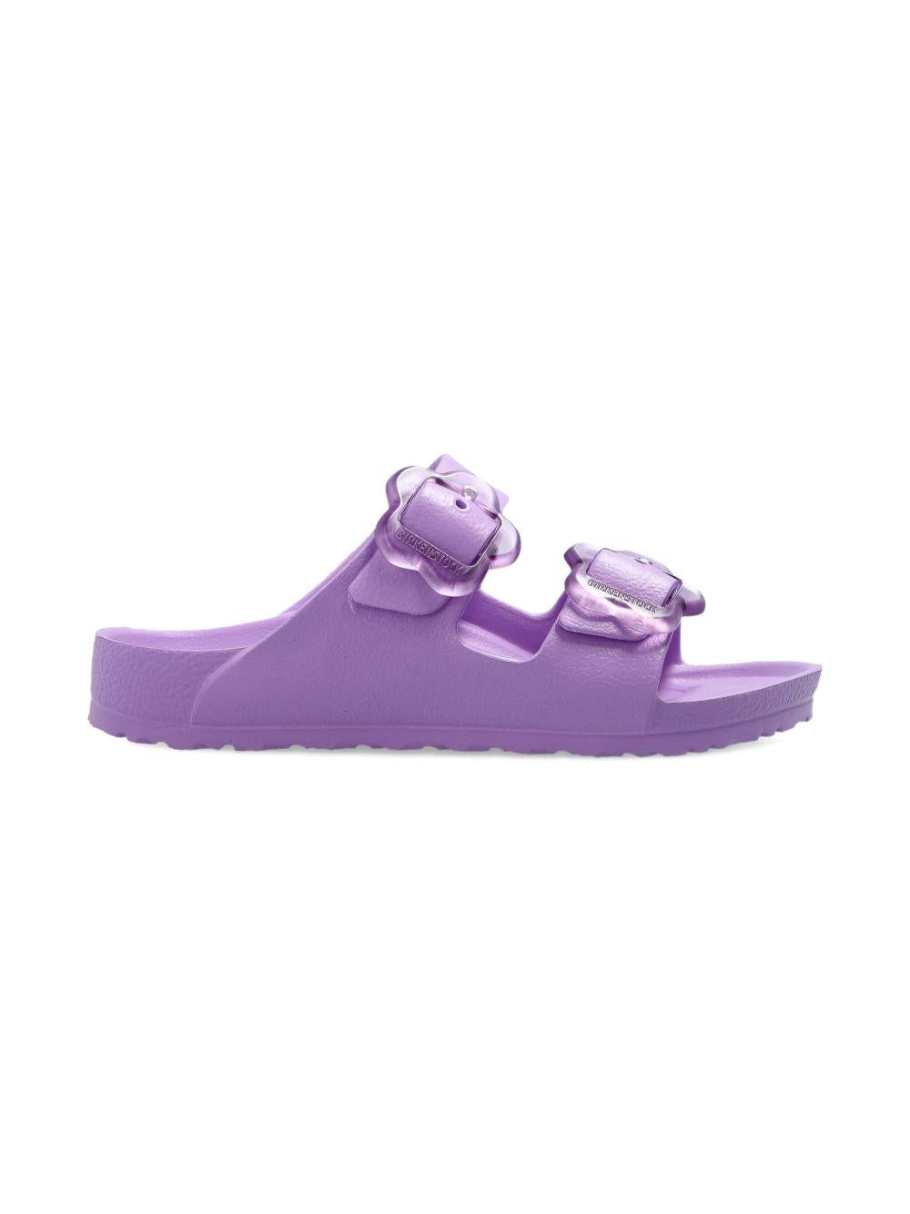 Sandali Arizona per bambina Birkenstock Kids viola con chiusura fibbia 1031262 CROCUS BIRKENSTOCK KIDS 