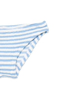 Bikini per bambina MC2 Saint Barth Kids azzurro con design a righe BAK0002 02674L MC2 ST. BARTH KIDS 