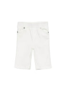 Jeans per neonato Stella McCartney Kids bianchi elasticizzati TY6150 Z0156 101 STELLA McCARTNEY KIDS 