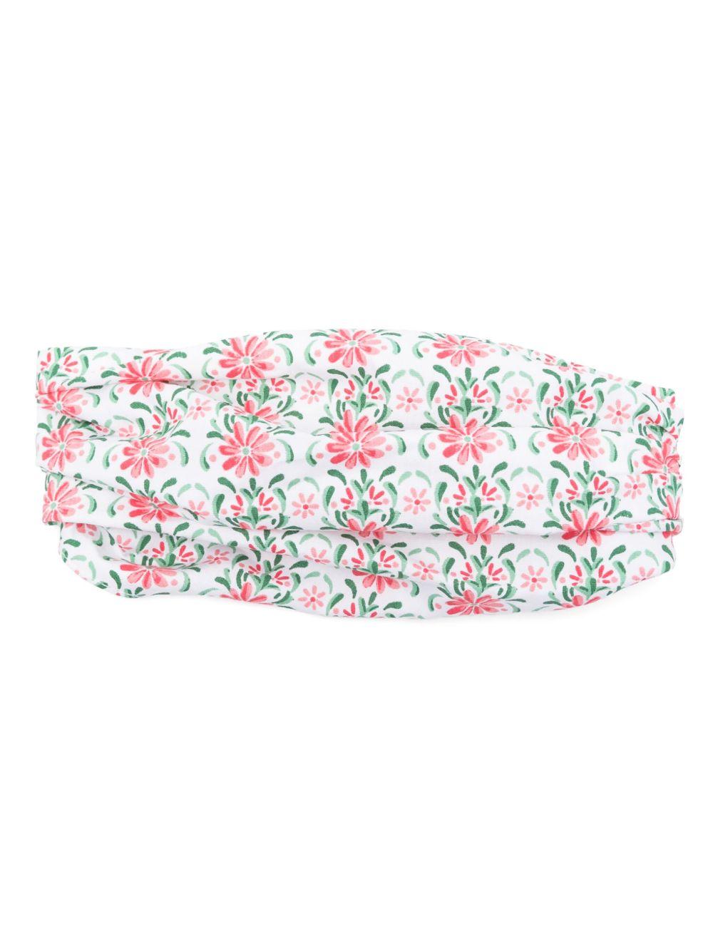 Fascia per capelli per neonata Mariella Ferrari bianco con stampa floreale CB1 034 MARIELLA FERRARI 