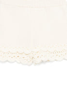 Shorts Mekylana per neonata Louise Misha bianco con bordo a smerlo FRC-S26-S0288 CREAM LOUISE MISHA 