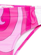 Bikini per bambina Emilio Pucci Junior rosa con stampa grafica PYCA19 Z3747 570BC EMILIO PUCCI KIDS 