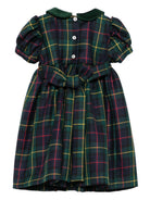 Abito per bambina Mariella Ferrari verde con motivo tartan ABD4MC 049 MARIELLA FERRARI 