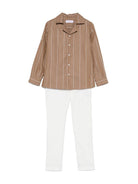 Completo tre pezzi per bambino Colorichiari bianco con chiusura doppiopetto MJ507983 4795 15 COLORICHIARI 