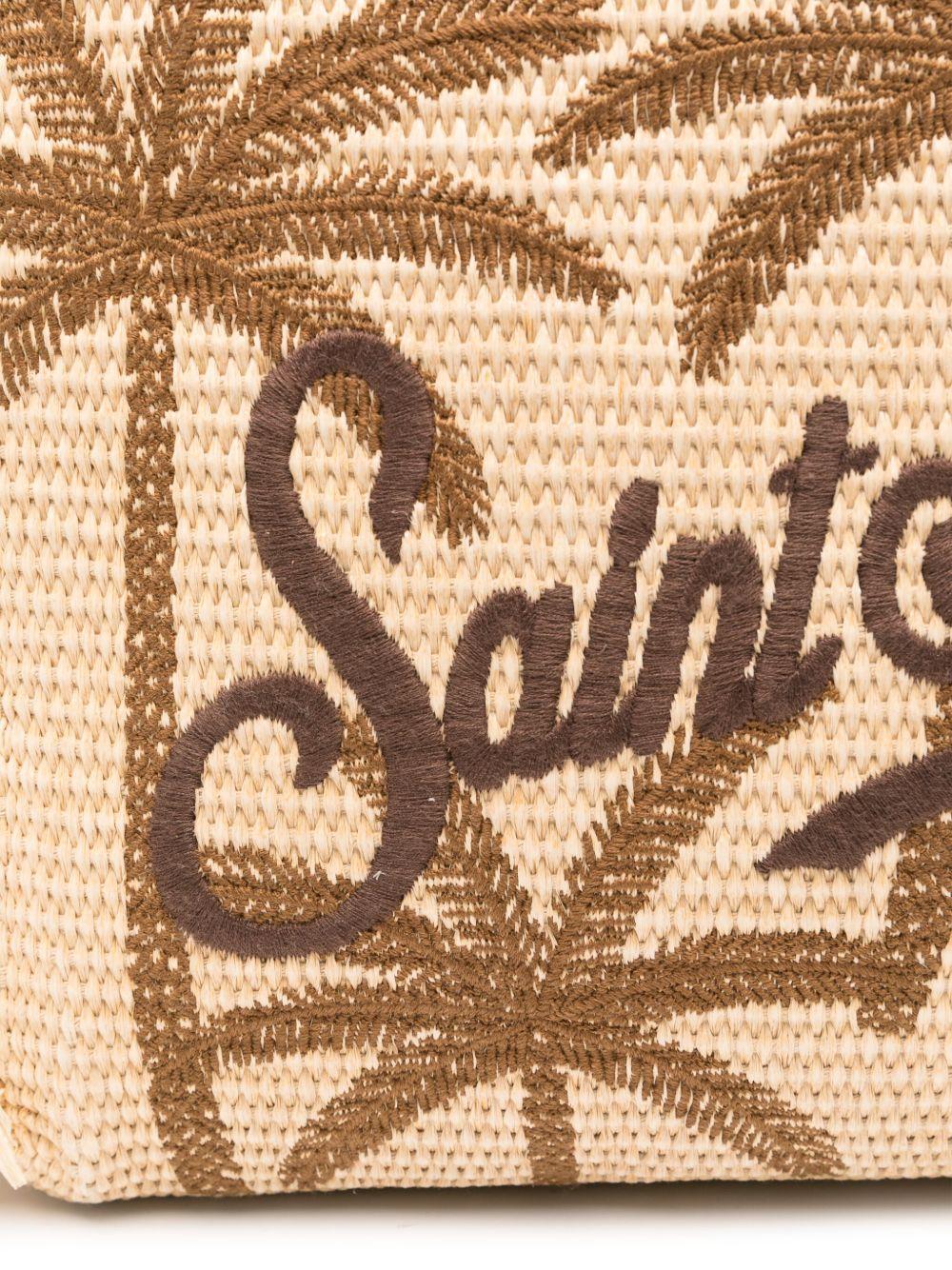 Borsa tote vanity MC2 Saint Barth beige chiaro con due manici tondi VANI021 00342L MC2 ST. BARTH KIDS 