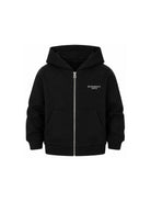 Felpa per bambino Givenchy Kids nera con stampa logo sul davanti H31285 09B GIVENCHY KIDS 