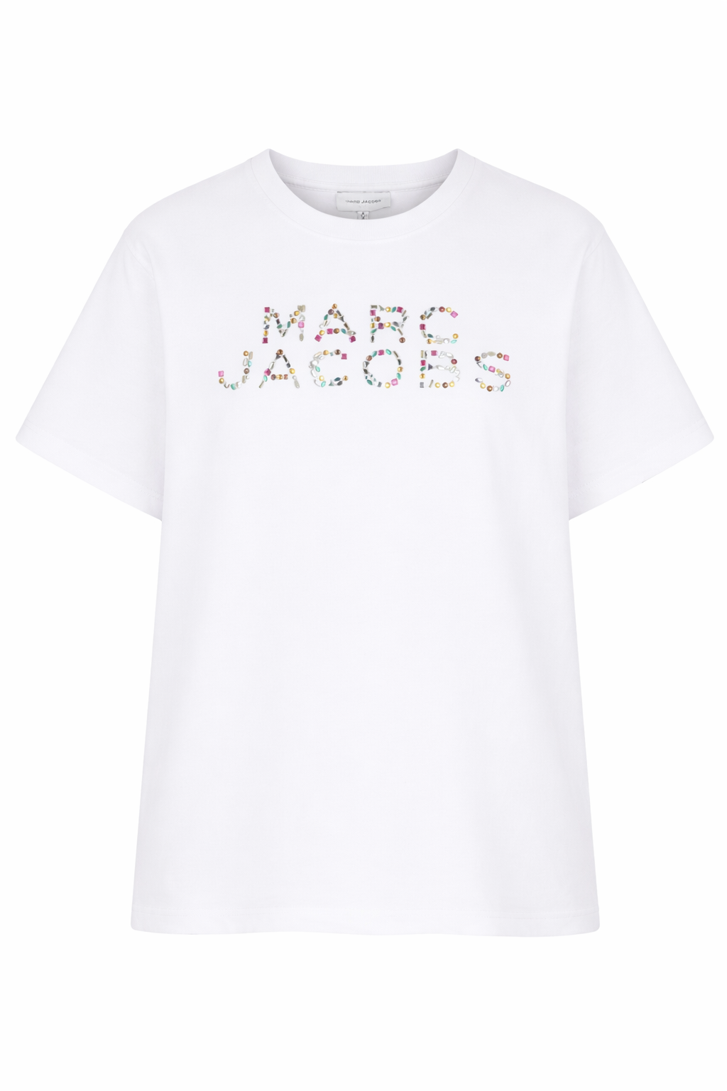 T-shirt per bambina The Marc Jacobs Kids bianca con stampa  logo W60746 10P THE MARC JACOBS KIDS 