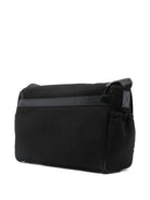 Borsa fasciatoio per neonati Balmain Kids nera con logo ricamato BY0618 Z0042 930AV BALMAIN KIDS 