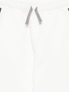 Pantaloni per bambino Eleventy Kids bianco con dettaglio righe sui lati EZ6I60 Z3999 101MA ELEVENTY KIDS 