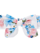 Fascia per neonata Monnalisa bianco con stampa fiori 39G001 7653 0099 MONNALISA KIDS 
