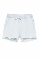 Shorts per bambina Molo azzurro con bordo smerlato 2S26H107 8621 MOLO KIDS 
