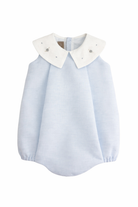 Tutina per neonati La Stupenderia azzurra con dettaglio ricamato 2TBPG55 D34 LA STUPENDERIA KIDS 