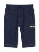 Set con pantaloni per neonato Karl Lagerfeld Kids bianco con motivo Ikonik Karl Z30505 N48 KARL LAGERFELD KIDS 