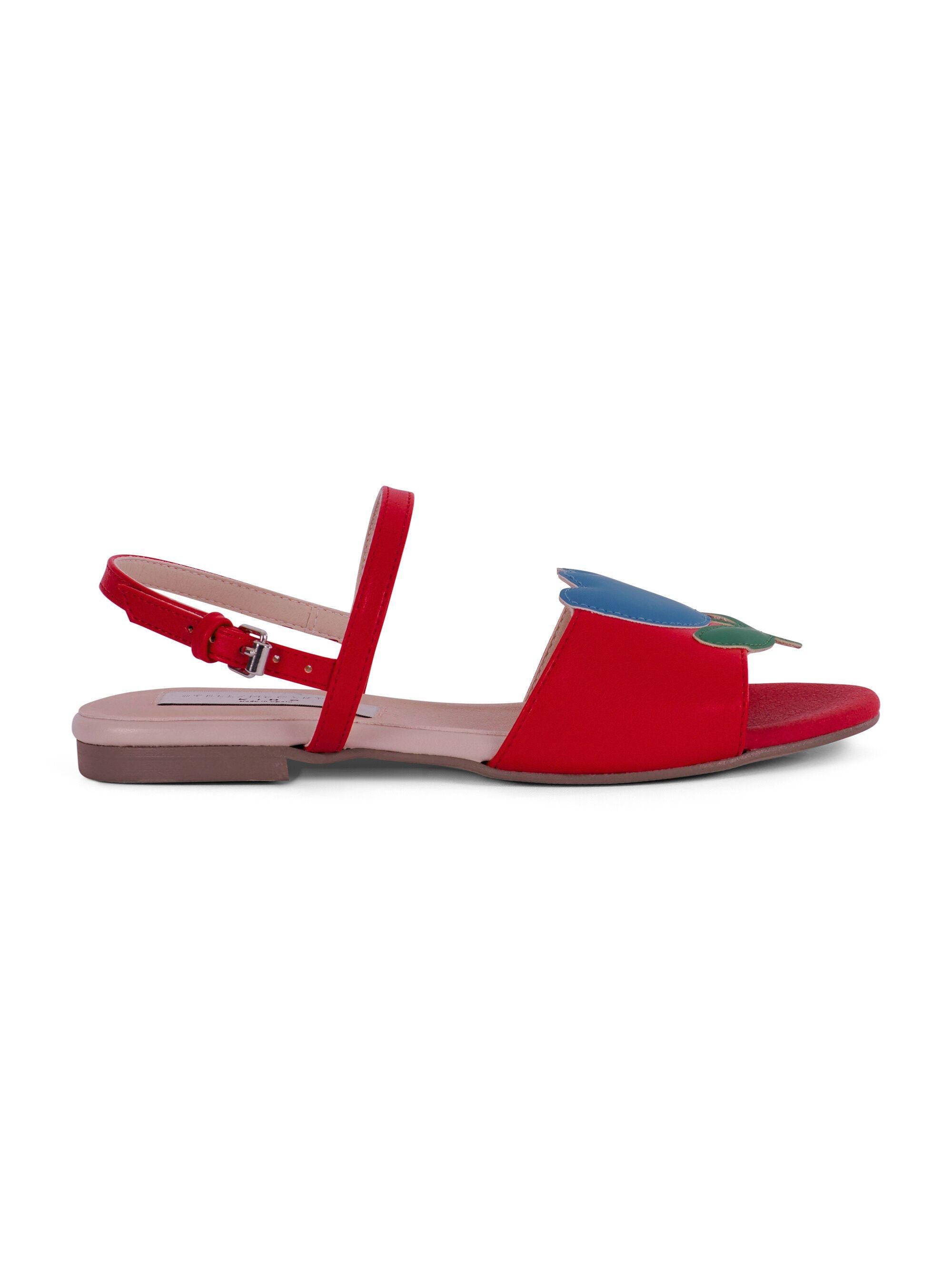 Sandali per bambina Stella McCartney Kids rossi con punta aperta TY0C36 Z3609 426 STELLA McCARTNEY KIDS 