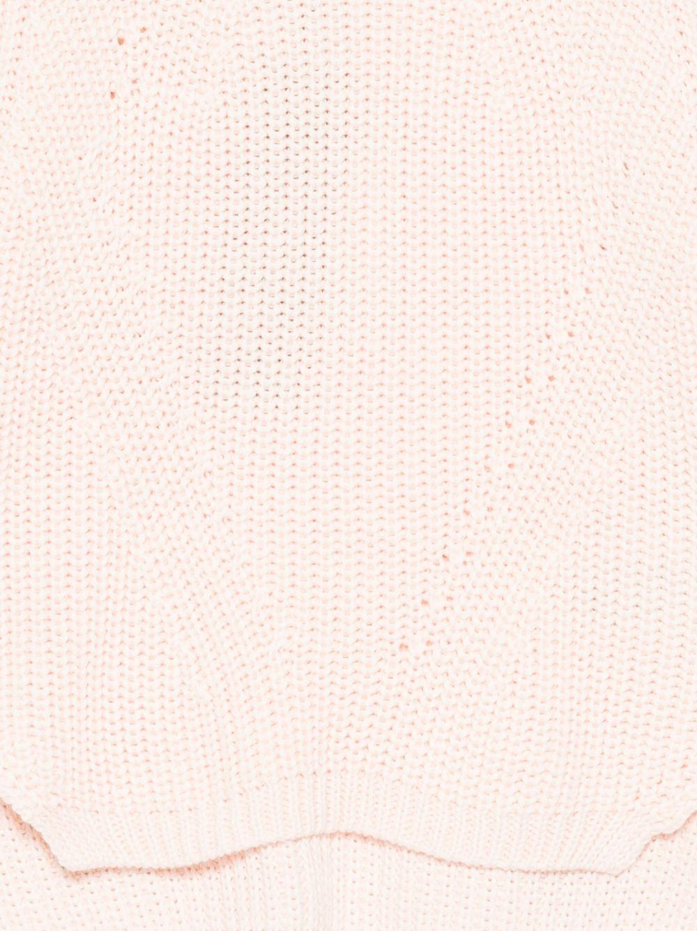 Maglione per bambina Molo rosa a maglia testurizzata 2W25K201 5503 MOLO 