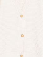 Cardigan per bambino Balmain Kids bianco con bottoni color oro BY9P30 Z2164 102 BALMAIN KIDS 