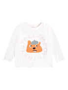 T-shirt per neonati Stella McCartney Kids bianco a maniche lunghe TX8590 Z0434 101 STELLA McCARTNEY KIDS 