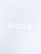Coperta per neonato Boss Kids azzurra con design a righe J53093 771 BOSS KIDS 