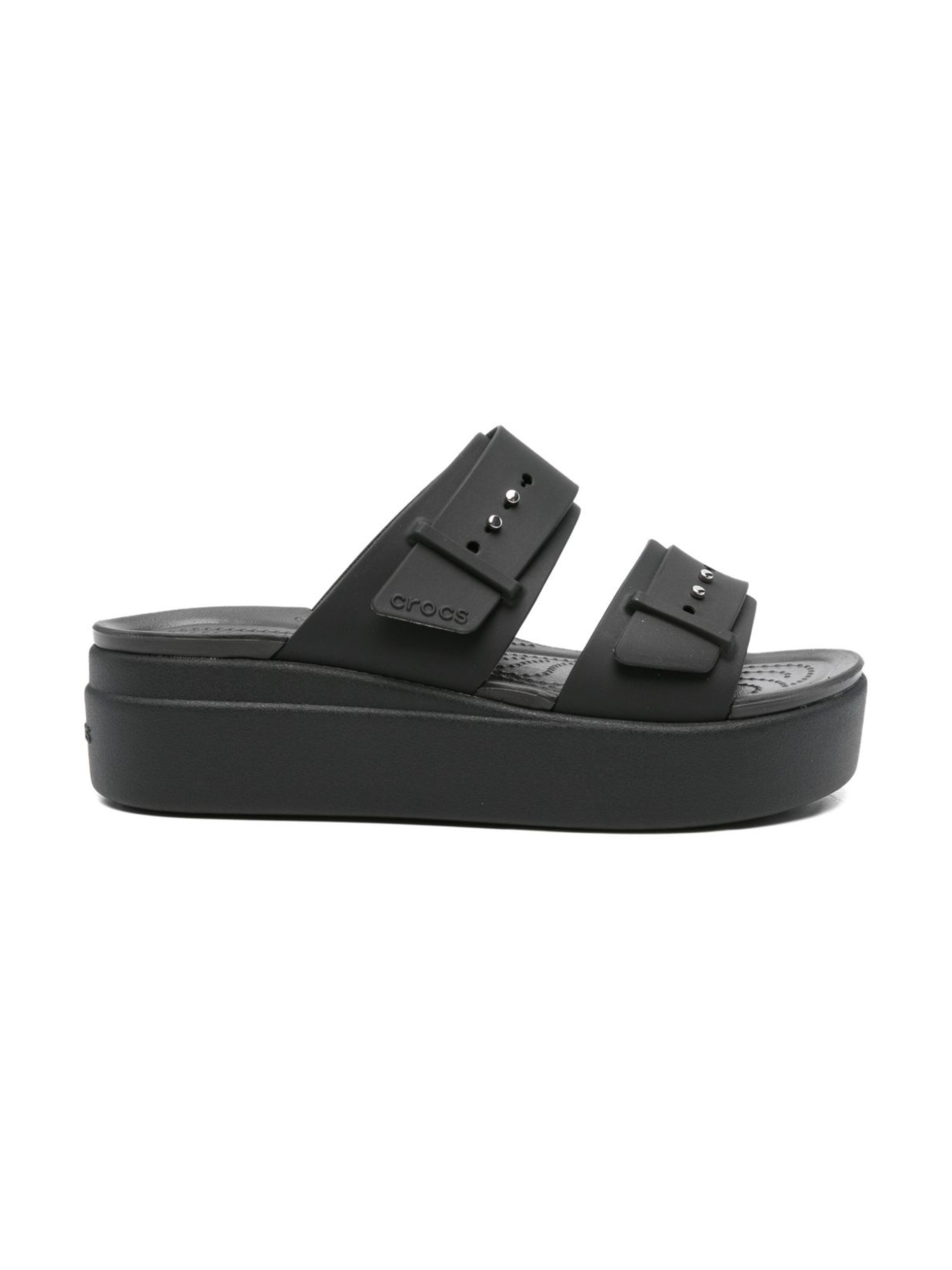 Sandali Brooklyn per donna Crocs nere con doppia fibbia 207431 BLK CROCS KIDS 