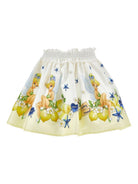 Gonna Tinker Bell per bambina Monnalisa x Disney multicolore con stampa grafica all-over 11G705 7626 9914 MONNALISA 