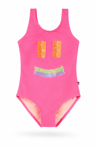 Costume intero per bambina Molo Nika fucsia con paillettes 8S26P509 5223 MOLO KIDS 