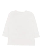 T-shirt per neonata Bonpoint bianca a maniche lunghe W05XTSK00003 103 BONPOINT 