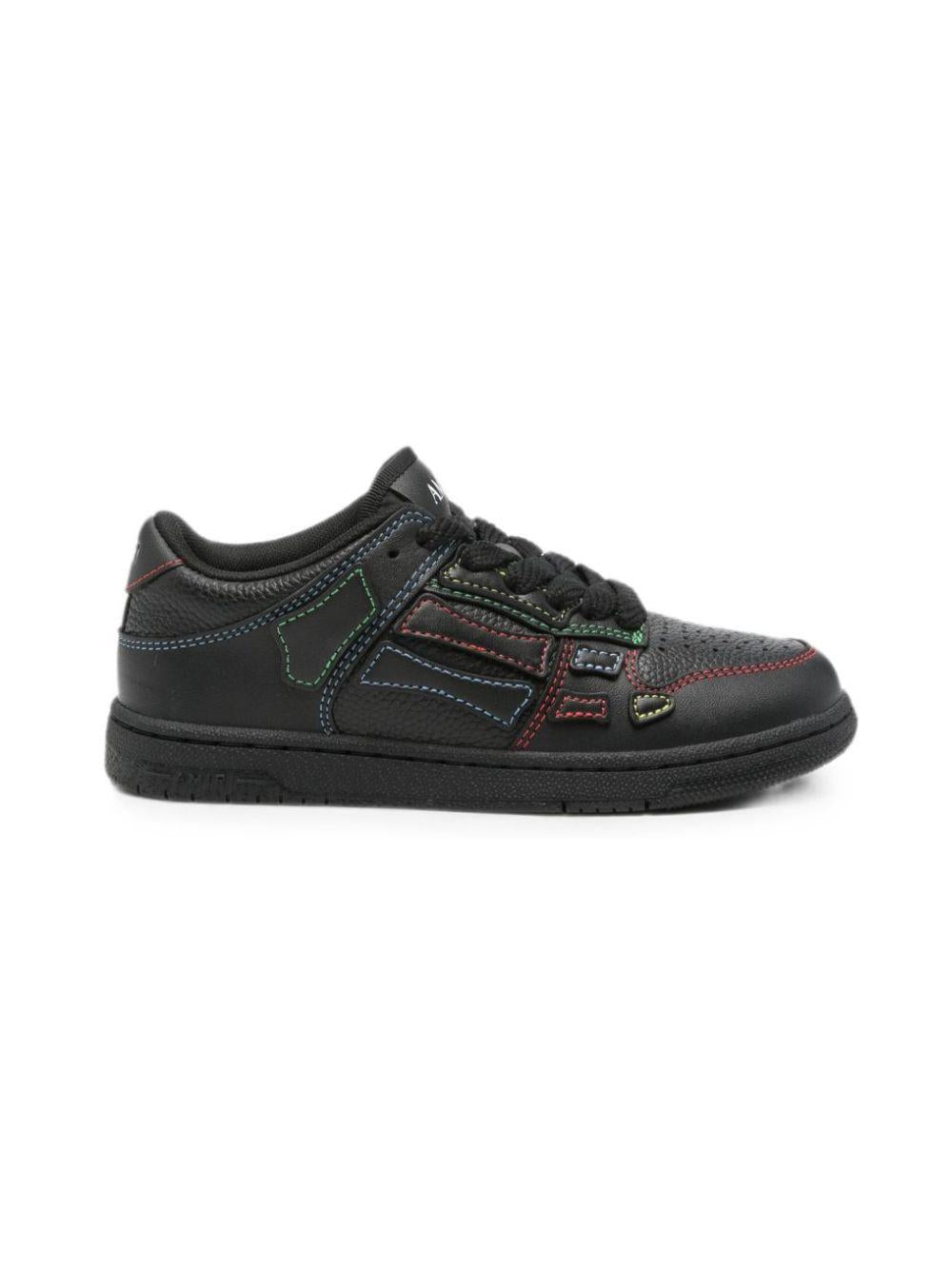 Sneakers per bambino Amiri Kids nere con dettaglio cuciture a contrasto AC326SN00 0002 AMIRI KIDS 