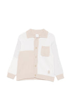 Maglione per bambino Eleventy Kids beige con design color-block EZ9H30 Z4144 101BG ELEVENTY KIDS 