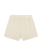 Bermuda con logo per neonato Moschino Kids beige con vita elasticizzata MUQ01CLCA19 20404 MOSCHINO KIDS 